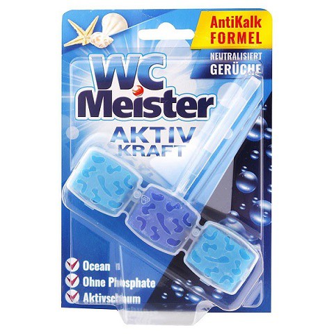 WC Meister Toilet Rim Block See 45g | Čistící, dezinf.prostř., dezodoranty - Přípravky na WC - Závěsy na WC a pissoárové kostky